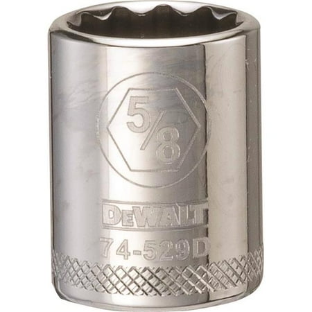 

0.62 in. 12 Point Socket - 0.37 in. Drive