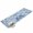 Indigo, Blue, White, variant on Hallway Runner Rug 2'x6', Blue Striped Kitchen Runner Rugs Non-Slip Carpet Mats, Coastal Modern Abstract Stripes Aesthetic Bedside Rugs Runners Washable Floor Carpet for Bathroom Laundry Room