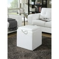 thumbnail image 3 of Convenience Concepts Designs4Comfort Park Avenue Single Ottoman with Stool , Multiple Finishes, 3 of 6
