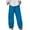 Blue, variant on Honeeladyy Linen Pants Women Summer,Women Casual Solid Pants Comfortable Elastic High Waist Casual Beach Pants