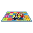 thumbnail image 2 of Flagship Carpets FCIFE33144A Silly Seating Classroom Rug, Multicolor, 2 of 2