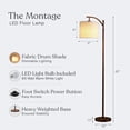 thumbnail image 3 of Brightech Montage 62" Standing Industrial Arc Light with LED Bulb in Bronze, 3 of 11