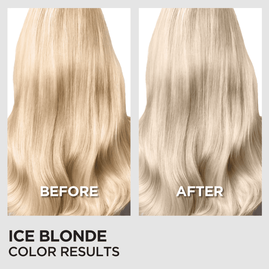L'Oreal Paris Feria 9P Ice Blonde Permanent Hair Color and Toning Shampoo & Conditioner Set, 6.8 fl oz