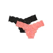 Smart & Sexy Women's Signature Lace Thong, 2-Pack - Style SA849