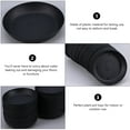 thumbnail image 6 of FUTUREORYY 15Pcs Pot Water Tray Waterproof Round Succulent Plant Pot Trays Black, 6 of 8