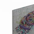 thumbnail image 2 of Luxe Metal Art 'Colorful Watercolor German Shorthaired Pointer' by Furbaby Affiliates, Metal Wall Art, 12"x12", 2 of 9