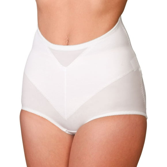 EasyComforts Culottes de Soutien Lombaire, Matériau en Nylon pour un Ajustement Discret Lisse, sous-Vêtements Gainants Abdominaux, Blanc - TG