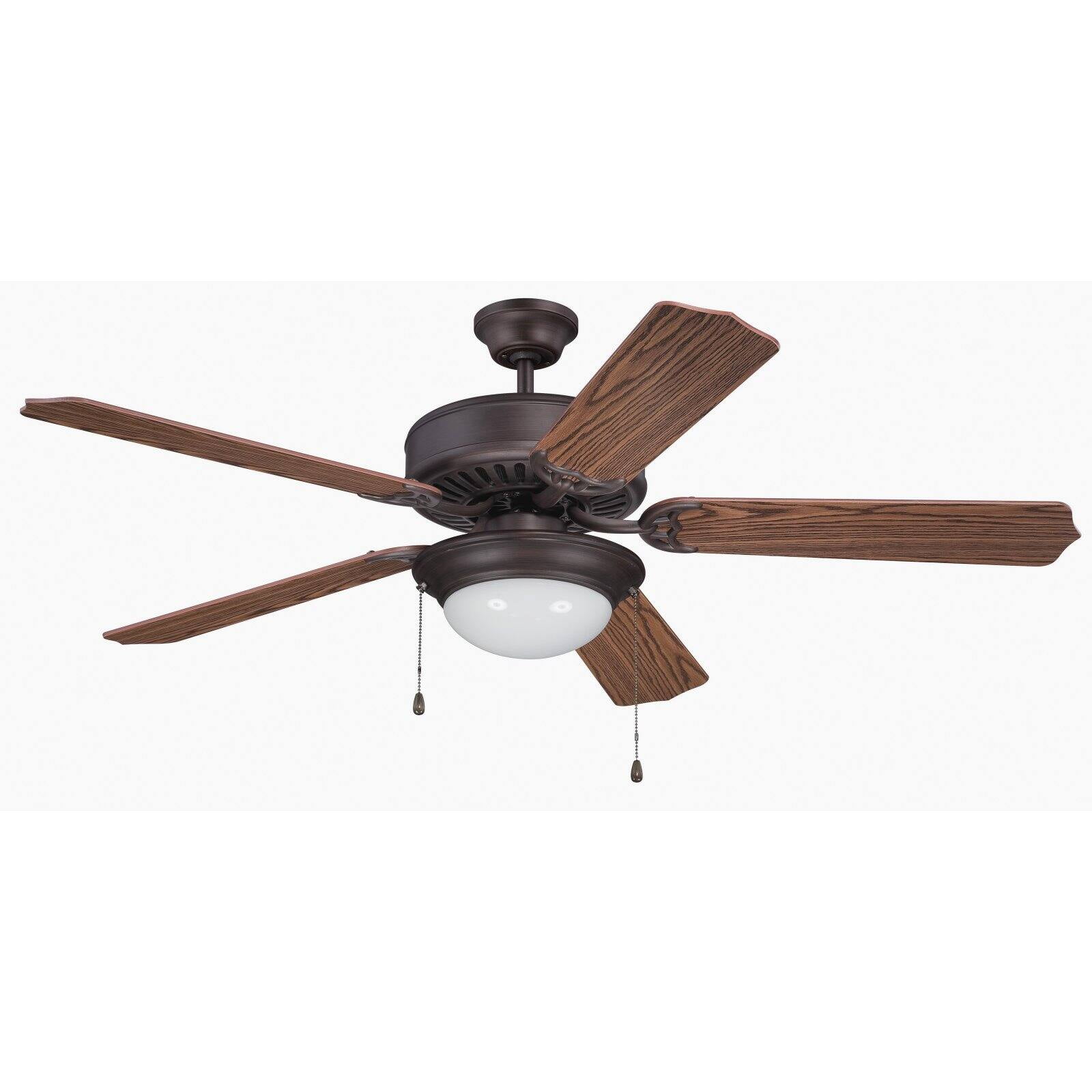 Craftmade Pro Builder 52 in. Indoor Ceiling Fan with Pointed Blades and