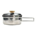 thumbnail image 1 of Camping Cook Pot 1.3L Capacity Small Cooking Pot for Picnic Hiking Traveling, 1 of 8