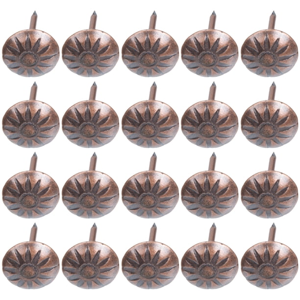 GOOHOCHY Cañas de tapicería de 500 piezas Tachuelas Vintage Muebles Tachones de sofá tachuelas decorativas