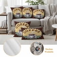 thumbnail image 6 of Farmhouse Coffee Outdoor Waterproof Pillow Covers, Vintage Coffee Cup Beans Country Decorative Rectangle Throw Pillowcase Sofa Cushion Sham for Patio/Couch/Chair, 20"x12" 2 Pack, 6 of 8