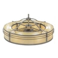 thumbnail image 4 of Meyda Tiffany 153397 Sargent 30" 5 Blade Indoor Ceiling Fan - Nickel, 4 of 4