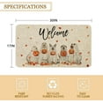 thumbnail image 3 of Fall Door Mat 30 X 17 Inch Fall Halloween Dog Welcome Doormat Indoor Outdoor Entrance Floor Mat Non Slip Autumn Halloween Decor Rubber Mats, 3 of 6