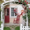 Abstract Art Wind Spinner for Garden Yard 12In, Watercolor Red Water ...
