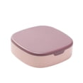 thumbnail image 2 of Caja organizadora de joyas con espejo, ligera, con múltiples compartimentos, ideal para regalar. Rosado morado, 2 of 9