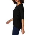 thumbnail image 4 of Women's Shape Illusions Crossover Knit Top, 4 of 6