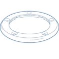 thumbnail image 1 of Vanquish Body Ring Top - Light Blue, 1 of 1