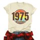 thumbnail image 1 of Camiseta Zylkor vintage 1975, retro, 50 cumpleaños, regalo para mujer, 1 of 6
