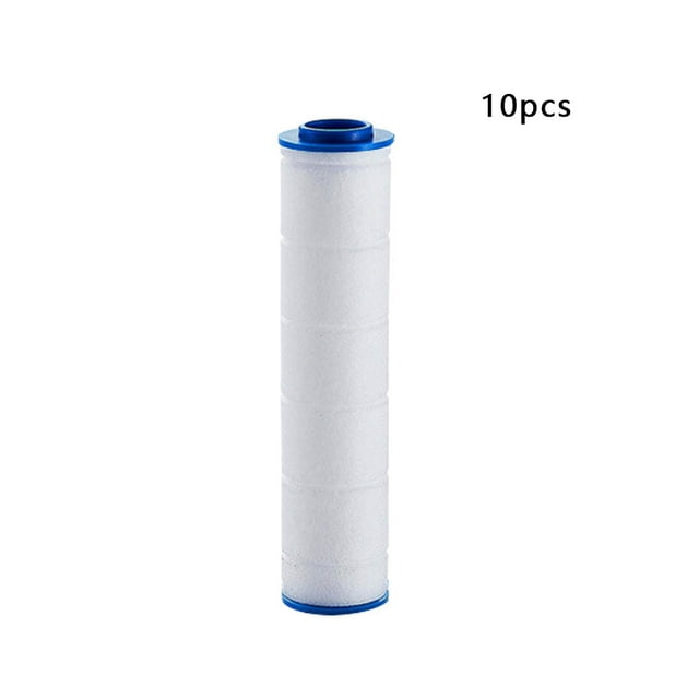 Shower Filter PP Cotton Filter Cartridge Portable Mini Water Filter PP Sediment Cartridge, 9cm, PP Filter Element