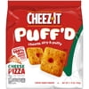 (6 pack) Cheez-It Puff'd Cheese Pizza Cheesy Baked Snacks, Puffed Snack Crackers, 5.75 oz