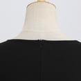 thumbnail image 4 of De Vestido de fiesta con cuello redondo y cremallera con estampado de Halloween para mujer, 4 of 8