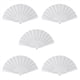 thumbnail image 1 of 5X Ventilador de Mano Plegable de Plastico y Tela para Senoras y Hombres, 1 of 5