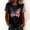 Black, variant on MAIHAN 250th Anniversary T-Shirt American Flag Shirts 4th Of July Crew Neck T-Shirts Shirt Summer Baggy Tops Plus Size T Shirts for Women