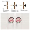 thumbnail image 4 of 4 Pcs Strawberry Knobs for Kitchen Cabinet Cupboard Dresser Bookcase Drawer Pulls Handles Round Home Decor, 4 of 5