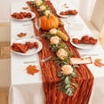 thumbnail image 6 of Cififendec Halloween Boho Tulle Table Runner, 118.11"×35.43", Flowy Sheer Gauze Decorative Table Runner for Spooky Dining Table Halloween Dinner Party, 6 of 6