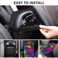 thumbnail image 6 of Bingfone Car Four-Season Universal Armrest Box Mat,Car Armrest Seat Cover Soft Leather Waterproof Armrest Cover Center Console Mat-Bright Universe, 6 of 7