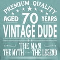 thumbnail image 3 of CafePress - VINTAGE DUDE AGED 70 YEARS T Shirt - Mens Comfort Colors Shirt, 3 of 5