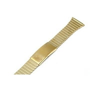 TIMEX 16-20MM STAINLESS STEEL GOLD EXPANSION FAST FIT STRAP WATCH BAND