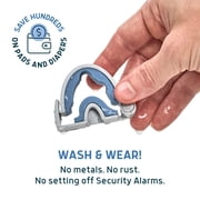 Bell Clamp by Lunderg - The ONLY Ergonomic Incontinence Clamp for Men with 3 Adjustable Sizes, Bell Shaped Frame and Anatomical Cutouts for ALL Day Comfort - Male Incontinence Products