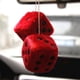 thumbnail image 1 of Colgante para coche, colgante de peluche, dados, dados, espejo retrovisor de automóvil, decoración colgante, 1 of 2