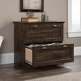 thumbnail image 4 of UrbanPro Engineered Wood and Metal Lateral File Cabinet in Iron Oak, 4 of 9
