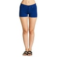 thumbnail image 1 of TheLovely Women's & Juniors Classic Casual 5 Pockets Ponte Solid Shorts, 1 of 2