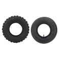 thumbnail image 2 of 4.10-6 Tire Set, Rubber Tire and Inner Tube Set Shock Absorption Abrasion Proof  for Tractor, 2 of 7