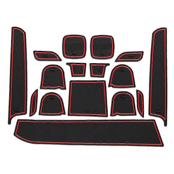 Car 1 Set Interior Gate Slot Pad Rubber Anti-Slip Mat Fit for Suzuki Swift 12 Sport 2016 2015 2014 2013 2012 2011 RHD