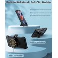 thumbnail image 4 of Funda de teléfono FNTCASE para Motorola Moto G 5G-2025 con soporte, 4 of 9
