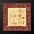 thumbnail image 2 of Marrott, Stephanie 12x12 Black Modern Framed Museum Art Print Titled - Pasta, 2 of 5