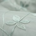 thumbnail image 5 of Chanasya Green Sage Sheer Curtains 2 Panels Set - Embroidered Vine Leaf Patterned Elegant Chic Curtain Panels for Window Living Room Bedroom Kitchen - Light Filtering 96 Inches long Curtain - Sage, 5 of 5