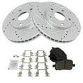 thumbnail image 6 of TRQ Performance Brake Rotor Coated & Ceramic Pad Front Kit w/Chemicals BKA18315, 6 of 6