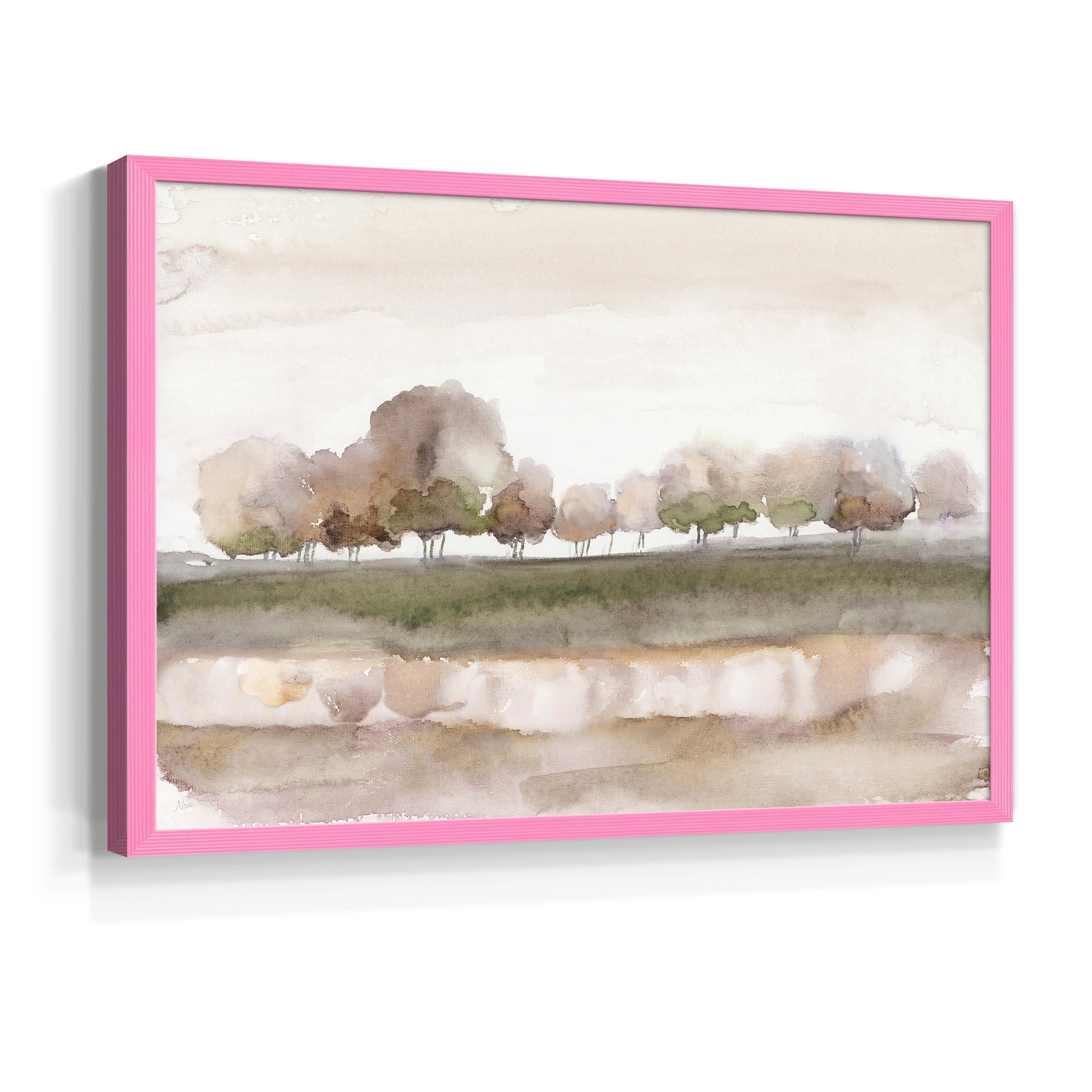 Soft Welcome Spring by Nan - Restickable Framed Giclée Print