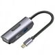thumbnail image 4 of Adaptador Convertidor YONGSHENG 3 en 1 Tipo C a HDMI 4K USB PD3.0 VGA, 4 of 5