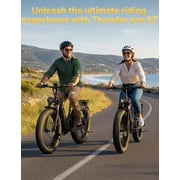 Jasion Thunder Pro ST Electric Bike for Adults, 2000W Peak Motor 40Mph 52V 20Ah Removable Battery, 26 x 4 Fat Tire E-Mountain Bicycle, APP Control Bluetooth, UL2849