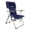 Navy, variant on Cabana Life Deluxe Beach Chair with Head Pillow and Cupholder - Set of 2, High Weight Capacity