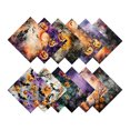 thumbnail image 2 of ZLKMQM 12 Sheets Halloween Pattern Paper Set Holiday Craft Paper for Card Making Scrapbook Decor, 10 Designs ( 6 X 6 Inches), 2 of 5