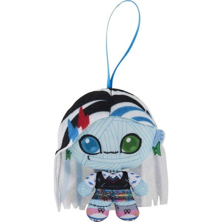 Monster High 4-Inch Mini Plush Frankie Stein Doll with Attachable Ribbon