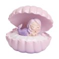 thumbnail image 1 of 1pc Resin Craft Mermaid Night Lamp Shell Mermaid Small Night Lamp Ornament, 1 of 8