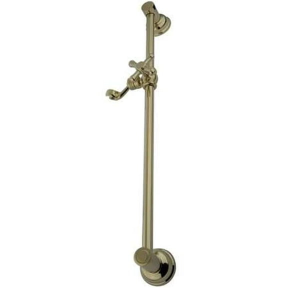 Shower Slide Bar  Polished Brass